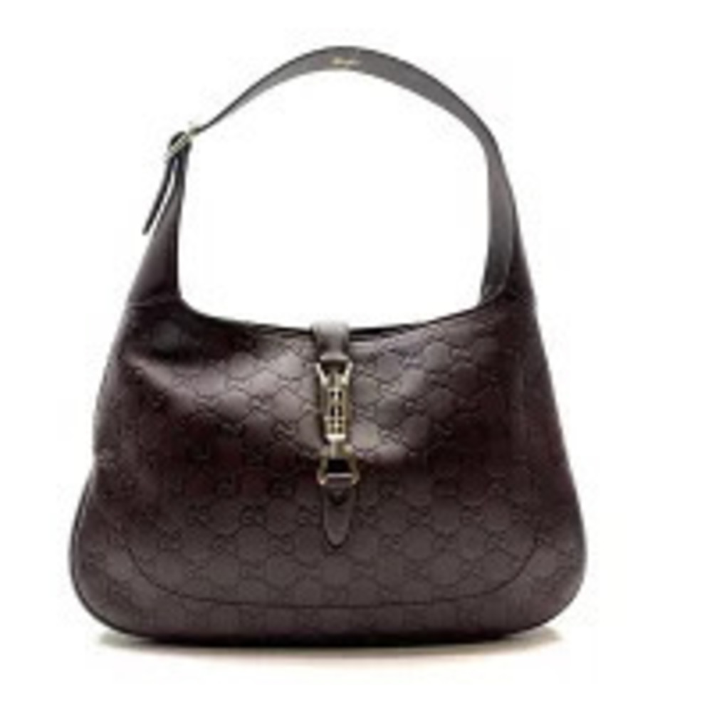 Gucci Jackie Hobo Bag Brown Guccissima
